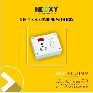 5 in 1 switch and socket combine with box