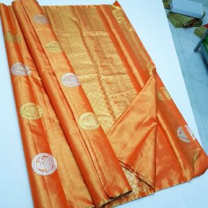 Kanchipuram Tissue Silk Saree, Feature : Easily Washable