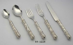 Brass Embossed Cutlery Set