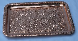 Copper Embossed Tray