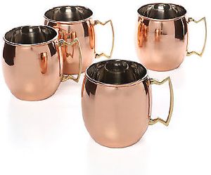 Copper Plain Mug Set