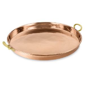 Copper Round Tray