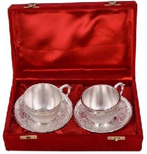 Silver Plated Brass Cup Set