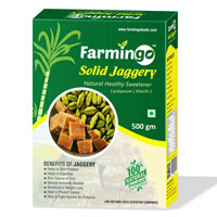Solid Jaggery and Cardamom Sweetener