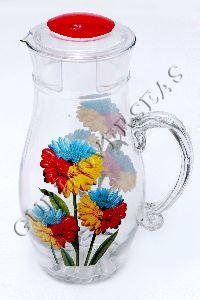 Glass Printed Water Jug