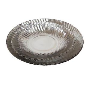Biodegradable Silver Paper Plates