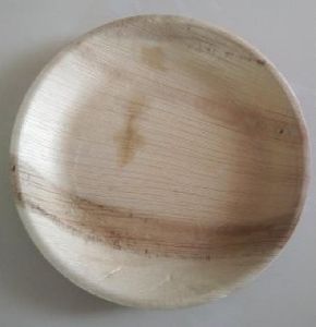 10 Inch Round Shallow Areca Leaf Plate