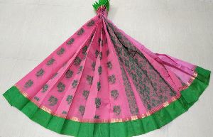 Designer Cotton Silk Saree