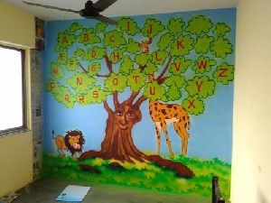 school wall painting
