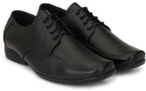 Rexine Black Office Shoes, Gender : Men