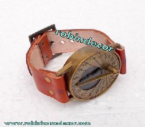 Antique Steampunk Wrist Brass Compass