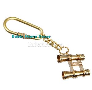 Brass Binocular Keychain