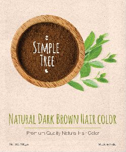 Simple Tree Natural Dark Brown Hair Color
