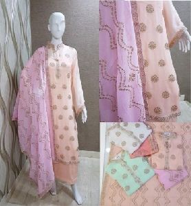 Designer Dupatta Suit