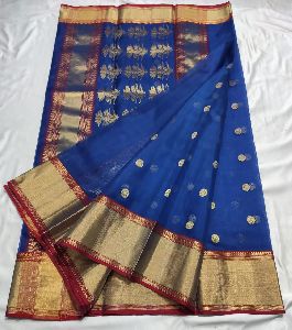 chanderi sarees Handloom katan Silk nakshi bodar