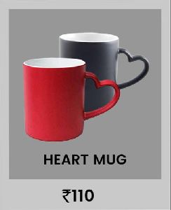 Magic Heart Handle Ceramic Sublimation Mug