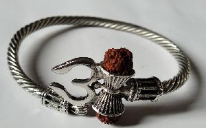 Rudraksha Trishul Damroo Kada Bracelets