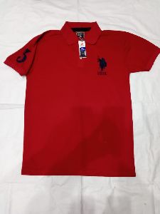 Mens Red Polo T-Shirts