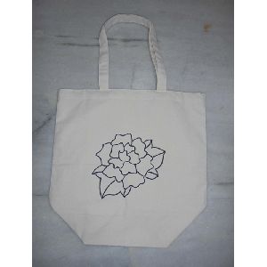 Printed cotton bags.