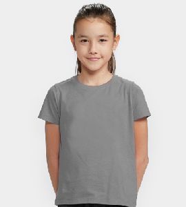 Girls Plain T-Shirts