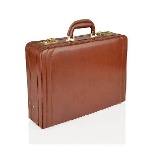 Brown Leather Attache Case