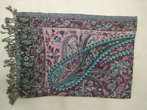 Women Embroidery Jamawar Stoles