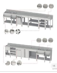 Stainless Steel Bar Counter