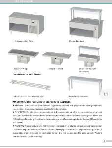 Stainless steel Self service line