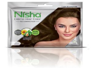 Nisha Cr&egrave;me Light Brown Hair Color
