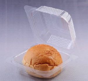 Plastic burger box