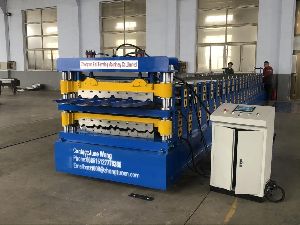very popular double layer roll forming deck machine in china for roofing and wall sheet