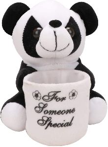 ToYBULK cup pan stand panda bear 8 inch small teddy