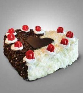 White & Black Forest Cake