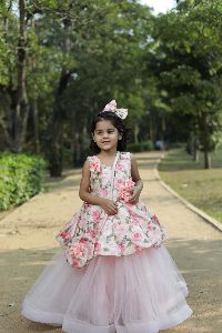 Kids Pink Gowns