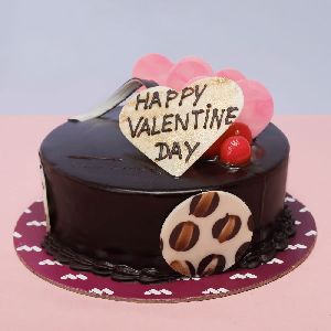 Double Chocolate Valentine Cake