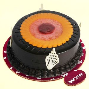 Duet Swirl Chocolate &amp; Fruit Cake