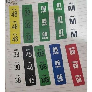 Garment Polyester Size Label