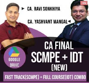 CA FINAL SCM &amp; PE (Fast Track) + IDT FULL COURSE COMBO (NEW COURSE) Google Drive