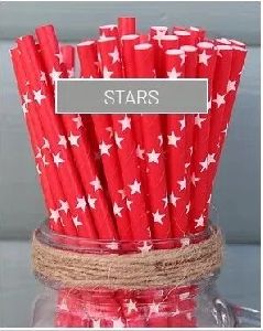 Stars Paper Straw