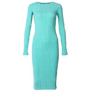 Ladies Casual Pencil Knitted Dress
