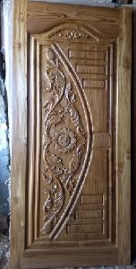 wooden solid door