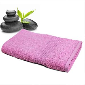 Single Cotton 400TC Bath Towel Pink (Ladies)