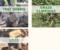 Tree Debris / Logs / Grass Clippings Recycling Services