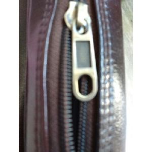 Brown Brass Bag Zipper