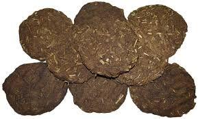 cow dung cakes