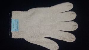 cotton knitted seamless gloves