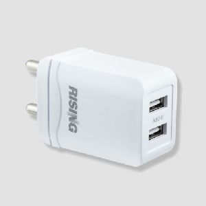 Rising USB Wall Charger Dual Port 2.4 A