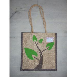 Jute bag with rope handle