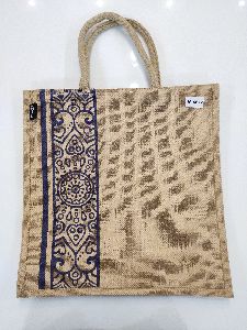 Jute Printed Bag,