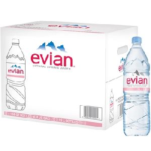Evian Natural Mineral Water In 330mL, 500mL, 750mL, 1L, 1l, 1.5l